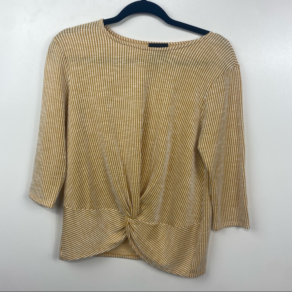 Anthro’s W5 Top Short Sleeve Striped Size Small